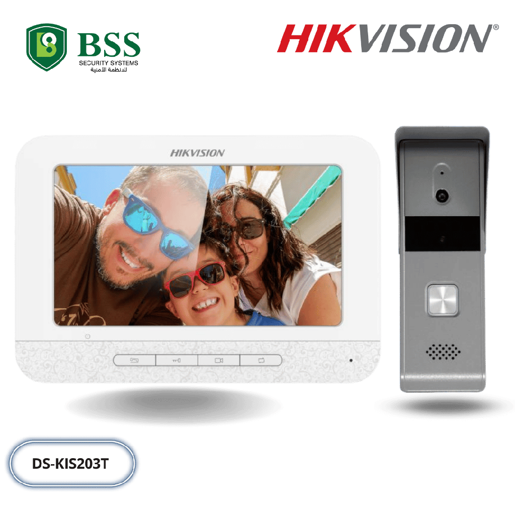 Hikvision Intercom KIS203T | Water proof 4-wire analog video